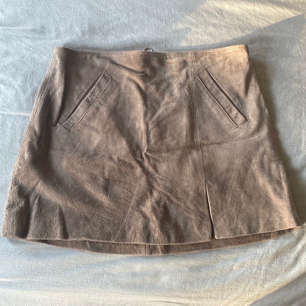Suede skirt from Nordstrom